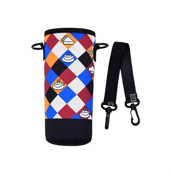 Neoprene Bottle Sleeve with Handle, 16.9 oz.