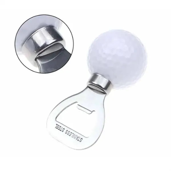 Colourful Golf Ball Shaped Beer Bottle Opener