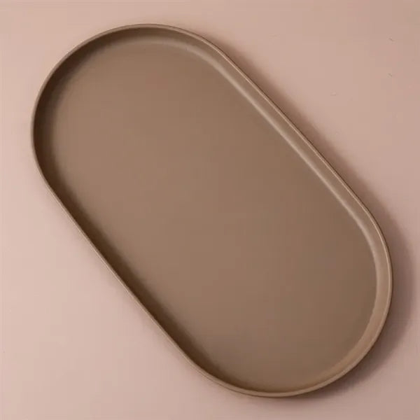 Oval fruit plate