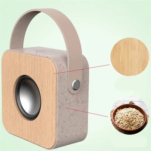 Harvest Portable Bamboo Bluetooth Speaker