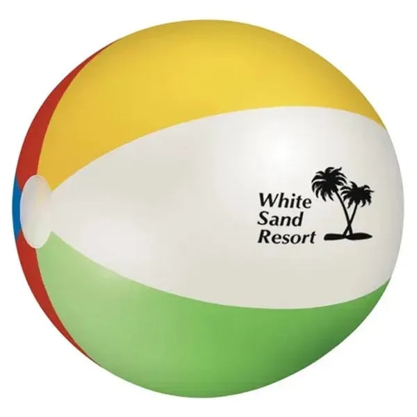 12" Multi-color beach ball