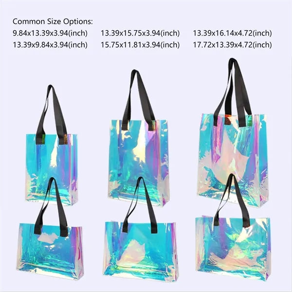 Holographic Clear Tote Bag