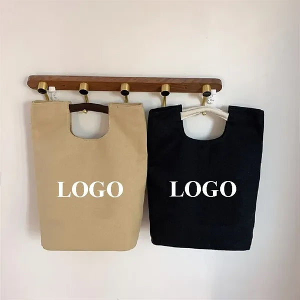 Lunch Carry Canvas Shopping Bag 11 1/4" X 12 1/2" X 3 1/8"