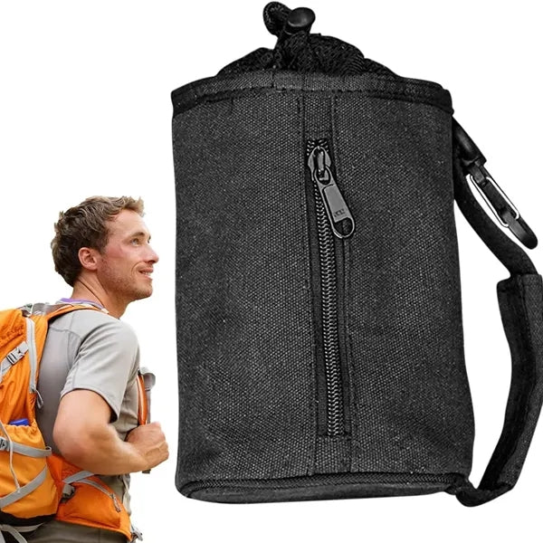 Canvas Portable Pocket Water Bottle Holder