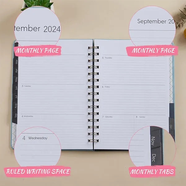 2024 Planner Spiral Bound A5