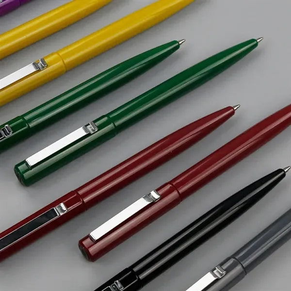 Retro Color Retractable Ballpoint Pen Twist Office Ballpen