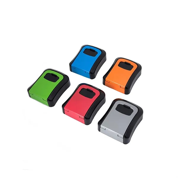Portable Key Lock Box With Resettable Code