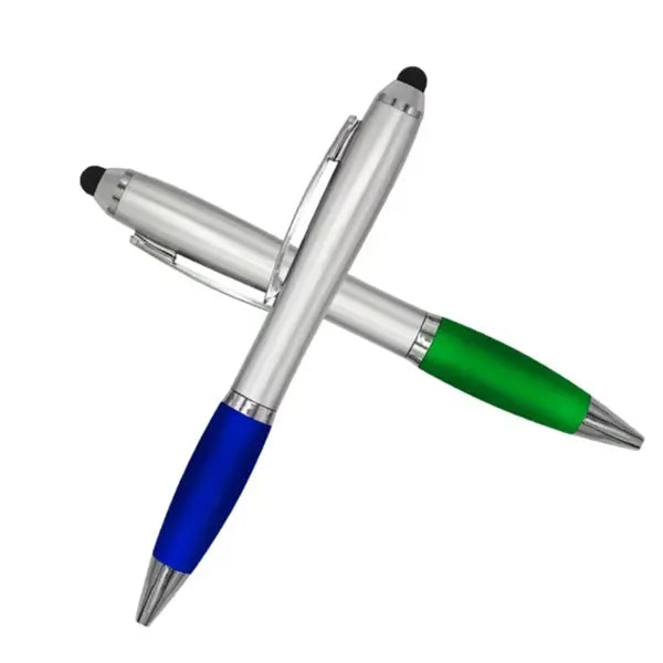 Ballpoint pen with stylus