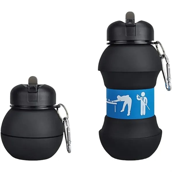 18OZ Collapsible Silicone Water Bottle