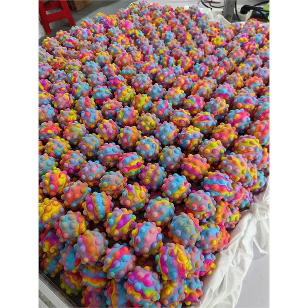 Push Bubble Stress Reliever Ball Silicone Fidget