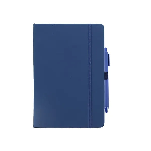 A5 Soft PU Leather Cover Notebook with Pen