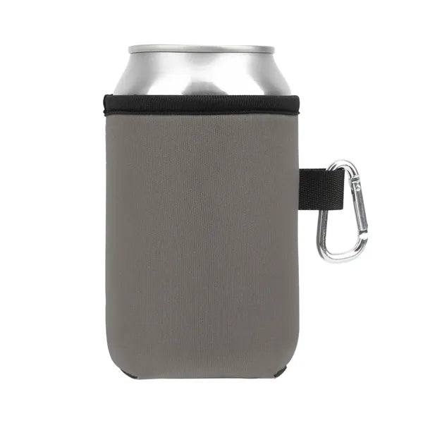 12 OZ Can Cooler With Carabiner