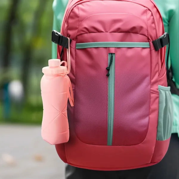 Foldable 20oz Silicone Outdoor Bottle