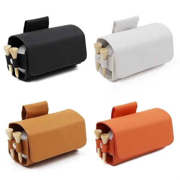 Portable Golf Ball Case Belt Waist Storage Bag Holder Pouch