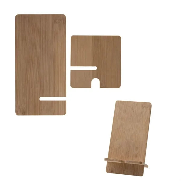 Printed Bamboo Wood Cell Phone Stands