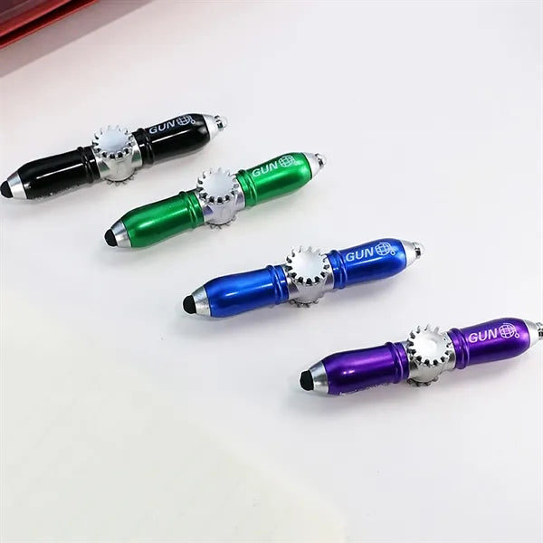 Pressure Reducing Pen Fingertip Gyroscope Rotary Lamp