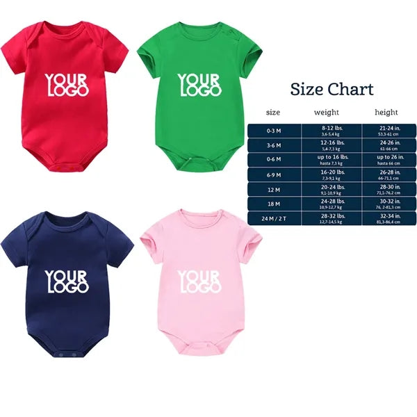 Unisex Baby Onesie Short Sleeve Bodysuit