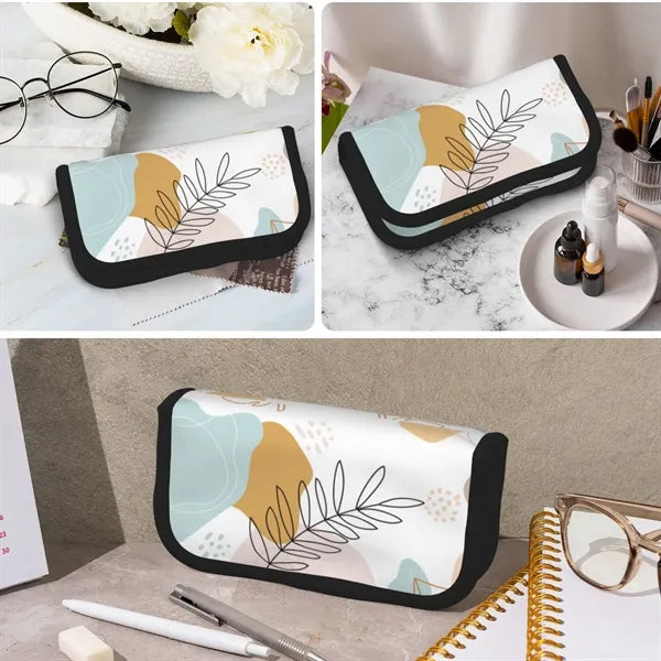 Full Color Pencil Organizer School Storag Pouch Make Up Bag