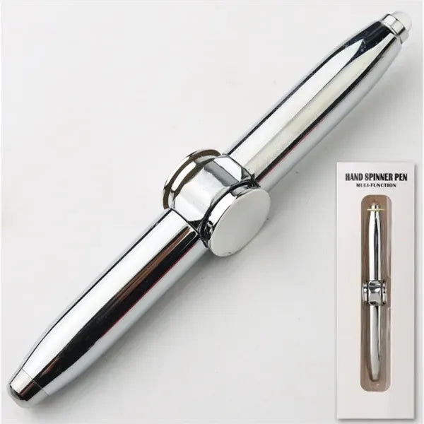 Fidget Spinner Ballpoint Pen w/ LED Light