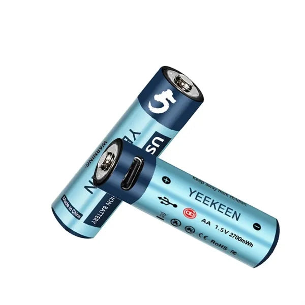 2700mAh Rechargeable AA Batteries
