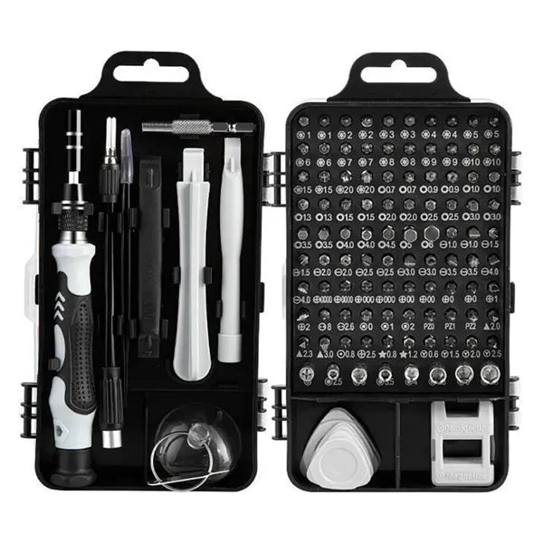 115 in 1 Precision Screwdriver Set Repair Tools Kit Case