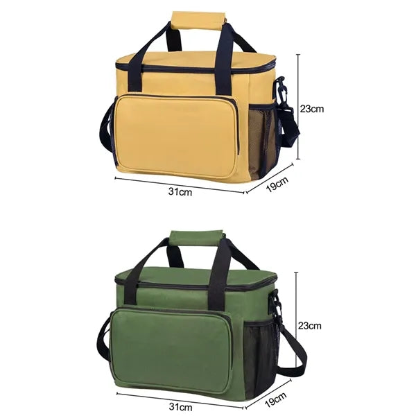 24 Can 15L Large Insulated Lunch Box Cooler Beer Bag