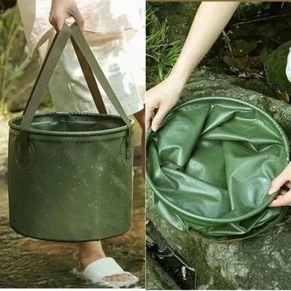 Portable Collapsible Bucket with Handle