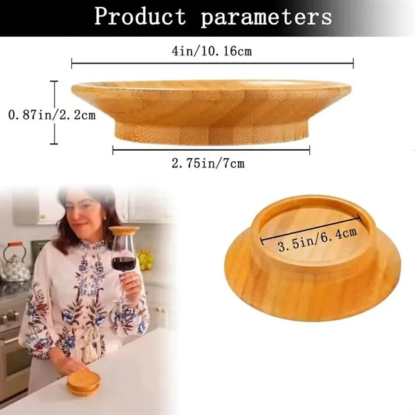 Bamboo Wine Glass Tray