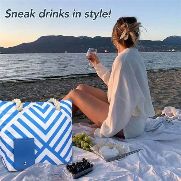 Insulated Wine Tote Bag