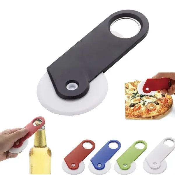 Pizza Cutter Slicer With Bottle Opener