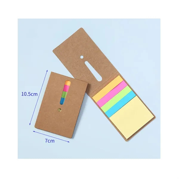 Eco Exclamation Mark 5-color Sticky Flags Notes Booklet