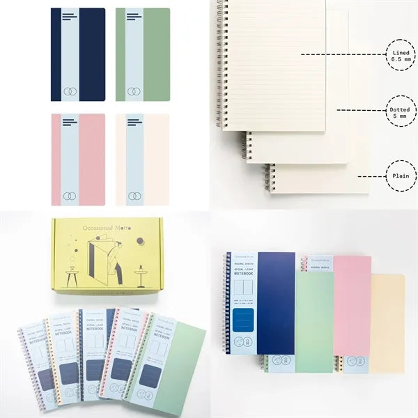 A6 Colorful Spiral Notebook Personlized