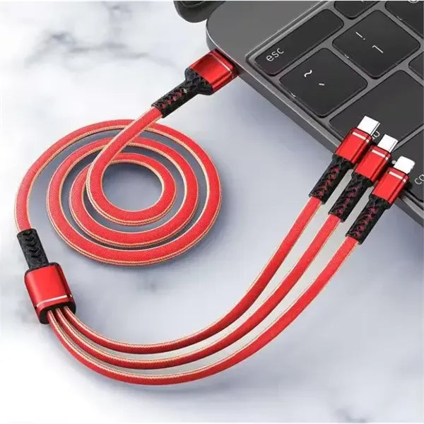 3-in-1 USB Charging Cable