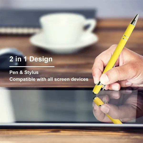 Ballpoint Pen with Stylus Tip