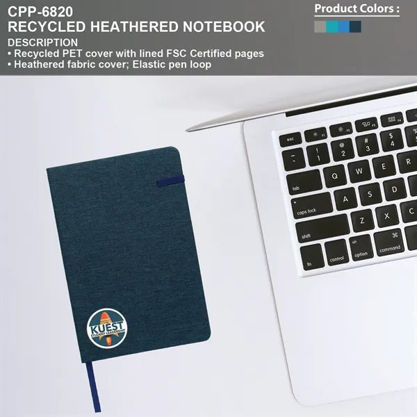 Recycled Heathered Notebook