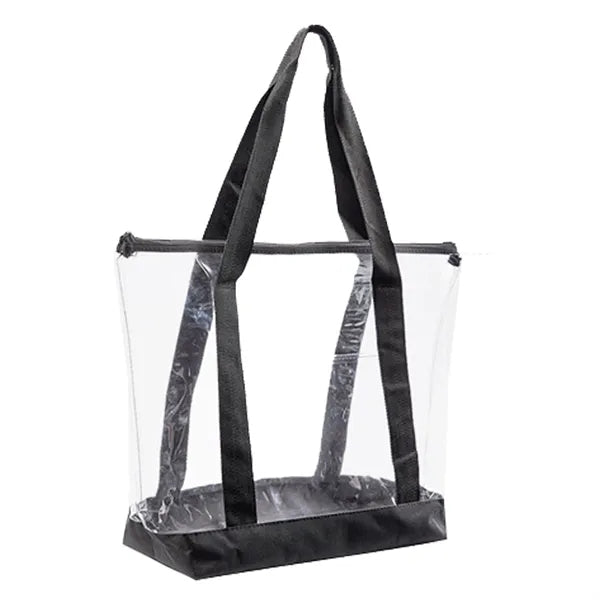 Clear Pvc Zippered Tote