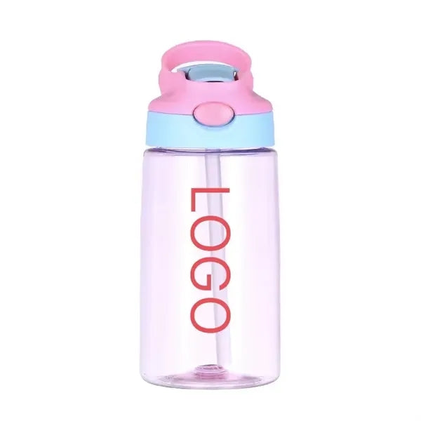 16oz Kids Water Bottle with Straw & Handle