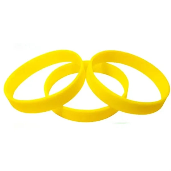 Glowing Blank Silicone Bracelet Wristbands
