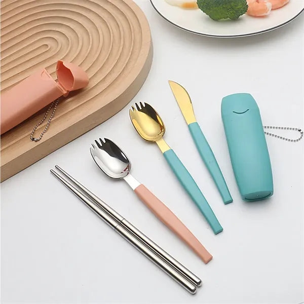 Portable Stainless Steel Cutlery Gift Set