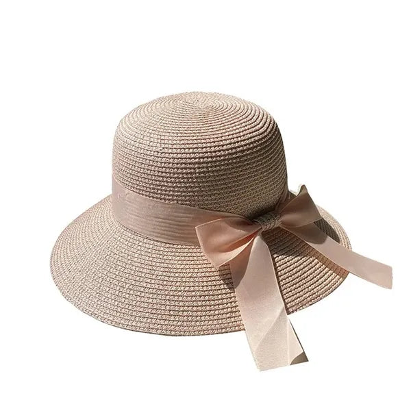 Summer Straw Sun Beach Cap Foldable Visor Floppy Hat