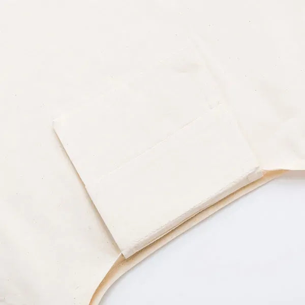 Foldable Cotton Grocery Tote Bag With Pouch
