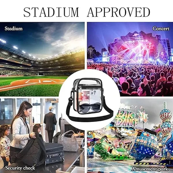 Clear Purse Stadium Messenger Bag