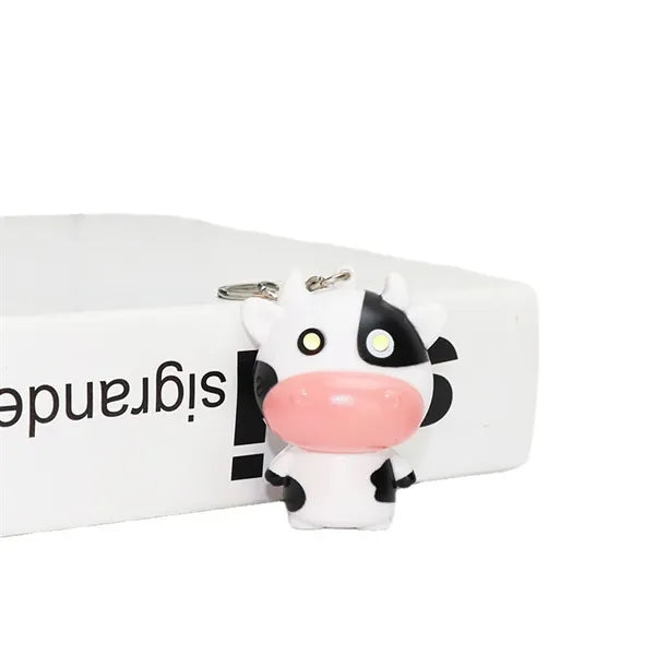LED Cow Key Chain