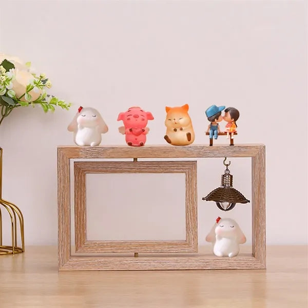 Wooden Desktop Decor Memorial Picture Frame