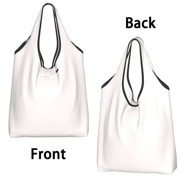Foldable Shopping Bag Washable Shoulder Grocery Market Tote