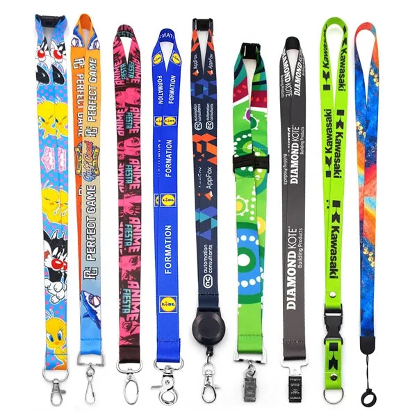 Polyester Lanyards Detachable Buckle Strap