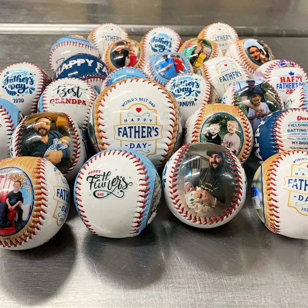 Photo Hardwood Rubber Baseball