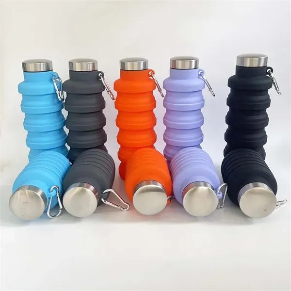 17oz Travel Silicone High Temperature Portable Folding Water