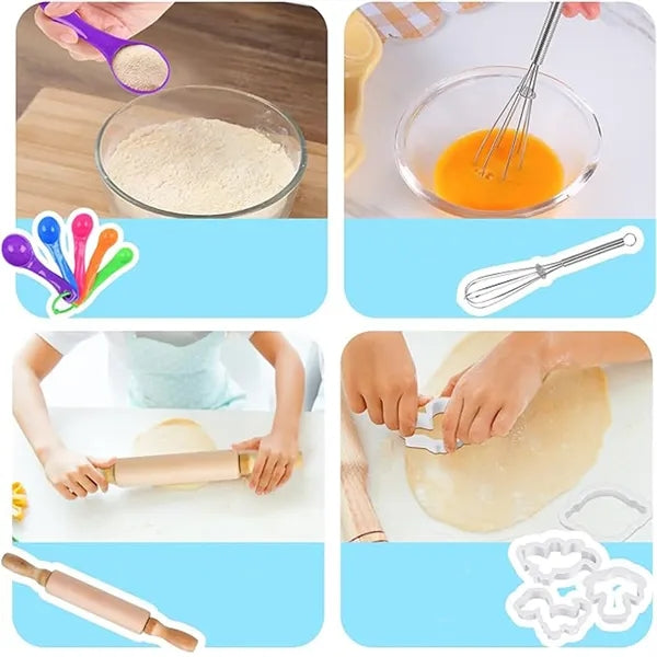 Toddler Cooking And Baking Set With Apron
