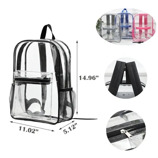 Clear Customizable PVC School Bag